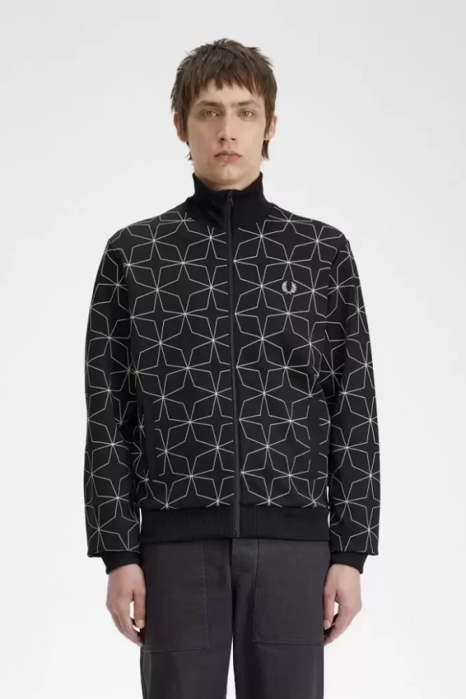 Geometric Print Men’s Track Jackets Geometric Print Men’s Track Jackets