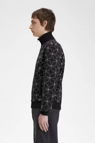 Geometric Print Men’s Track Jackets