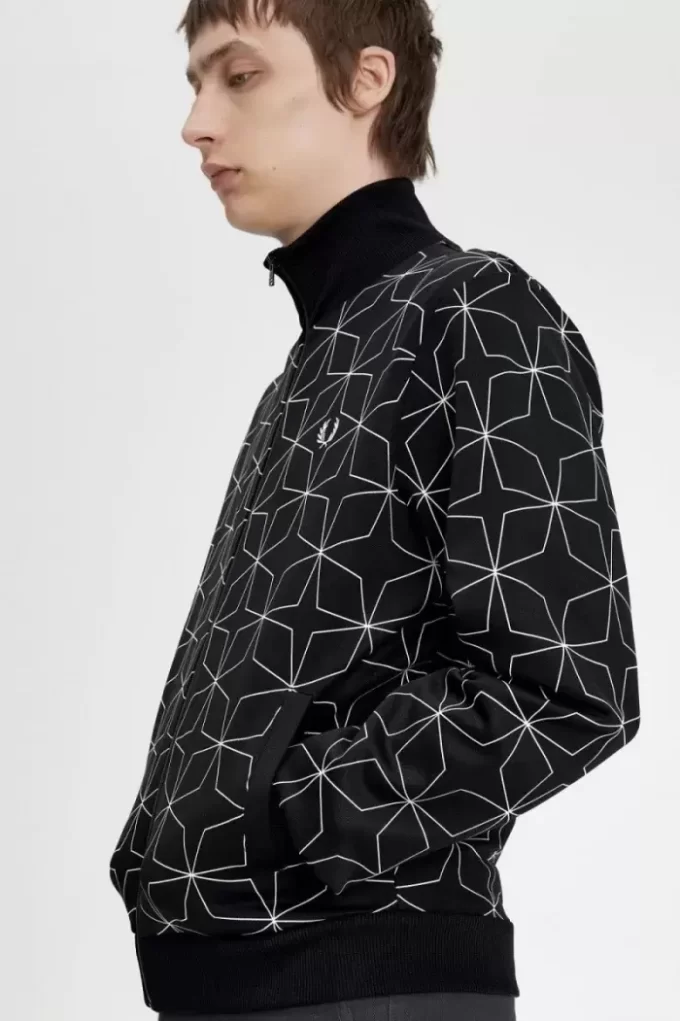 Geometric Print Men’s Track Jackets Geometric Print Men’s Track Jackets