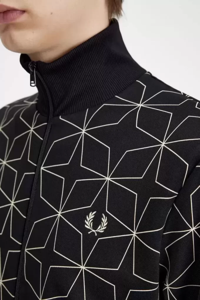 Geometric Print Men’s Track Jackets Geometric Print Men’s Track Jackets