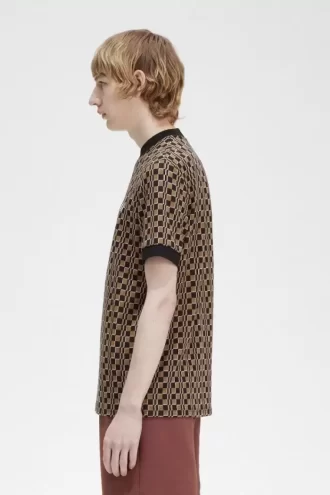 Glitch Chequerboard Men’s T-Shirt