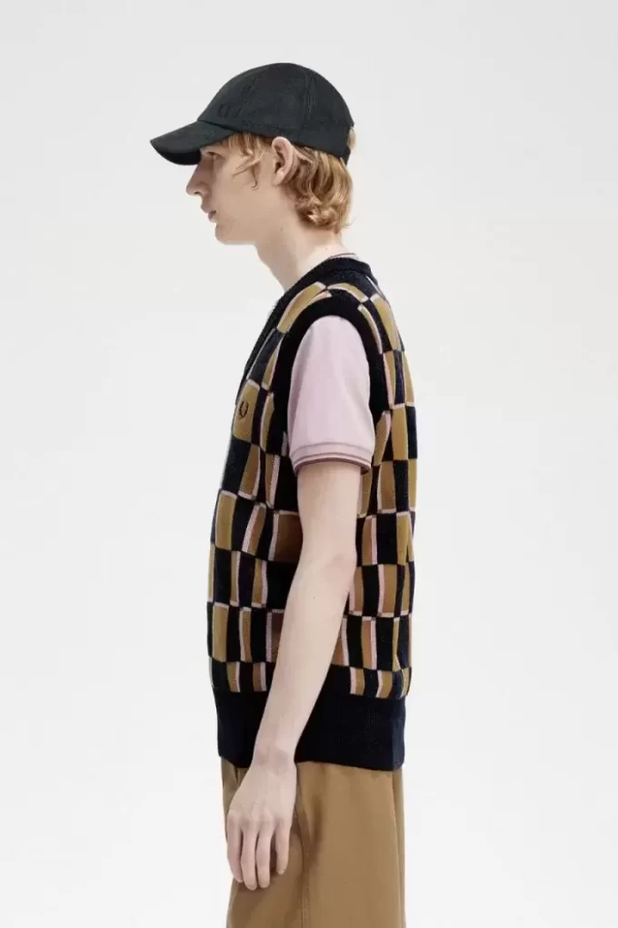 Glitch Chequerboard Men’s Tanks