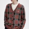 Glitch Tartan Men’s Cardigan