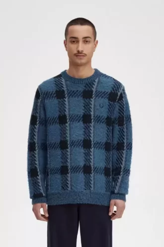 Glitch Tartan Men’s Jumper