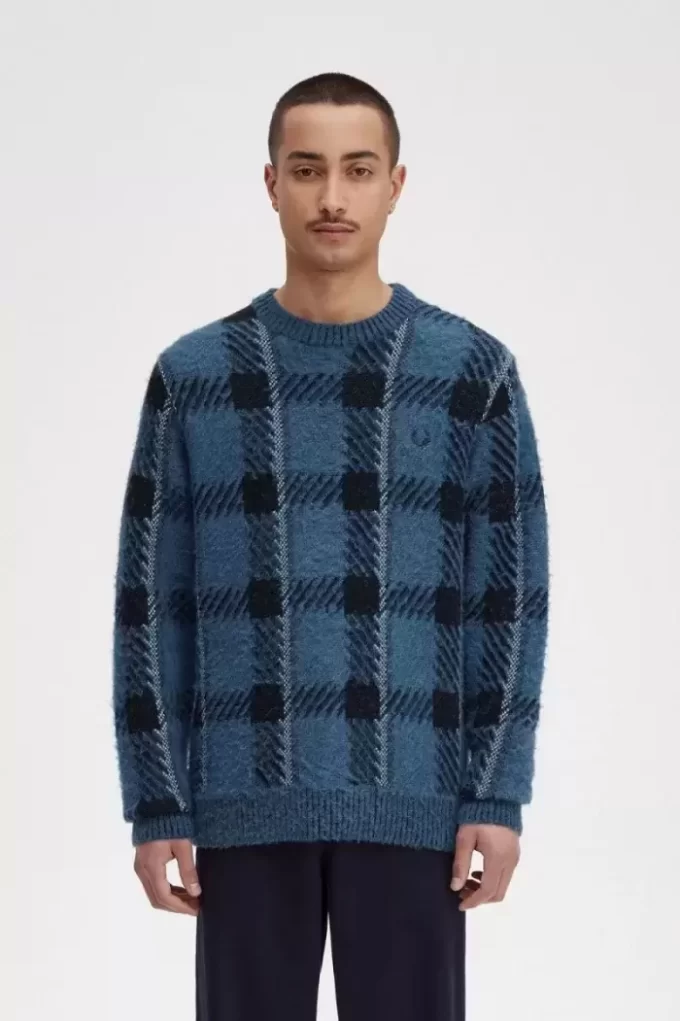 Glitch Tartan Men’s Jumper