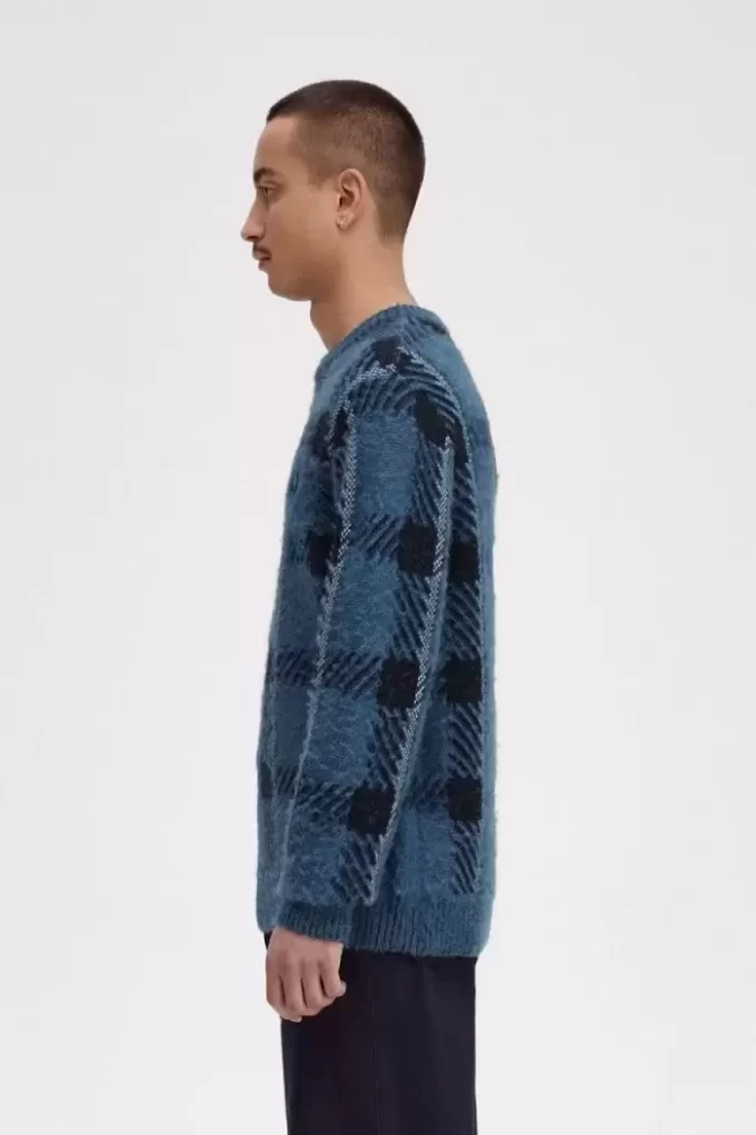 Glitch Tartan Men’s Jumper