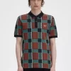 Glitch Tartan Men’s Polo Shirt