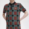 Glitch Tartan Men’s Polo Shirt