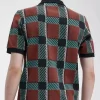 Glitch Tartan Men’s Polo Shirt