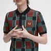 Glitch Tartan Men’s Polo Shirt