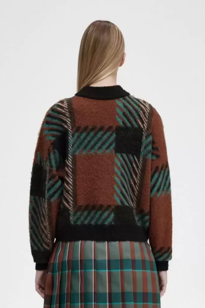Glitch Tartan Women’s Jumper Glitch Tartan Women’s Jumper