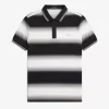 Gradient Stripe Men’s Polo Shirt Gradient Stripe Men’s Polo Shirt