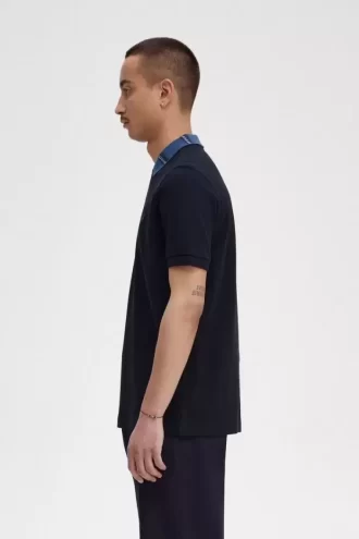 Graphic Collar Men’s Polo Shirt