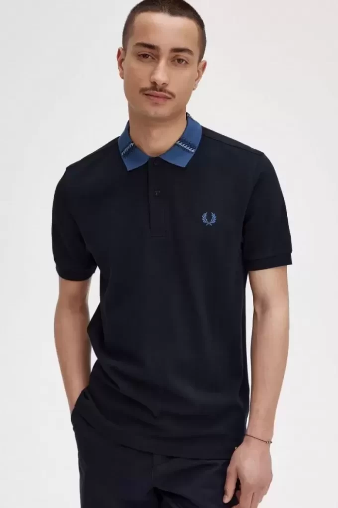 Graphic Collar Men’s Polo Shirt Graphic Collar Men’s Polo Shirt