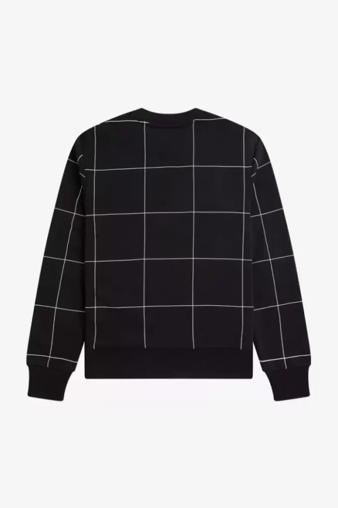 Grid Detail Men’s Sweatshirts