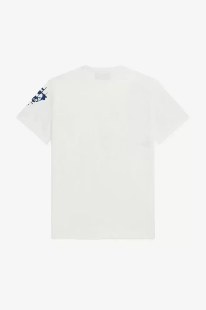 Grid Print Men’s T-Shirt