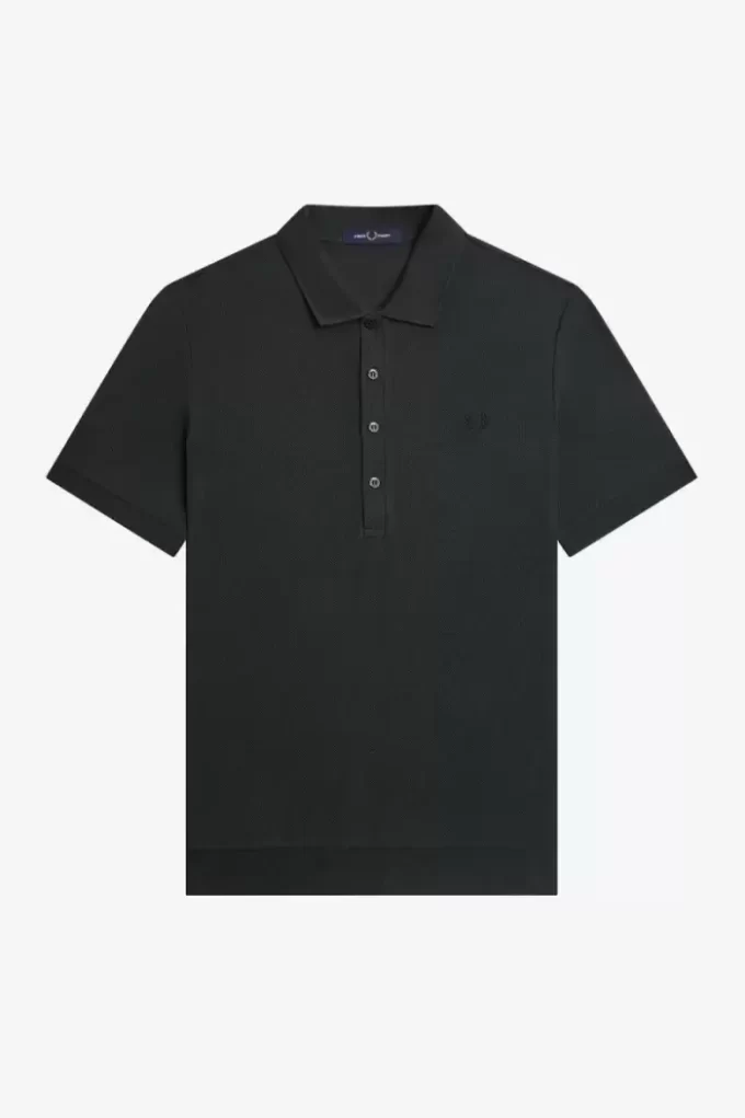 Honeycomb Cotton Men’s Polo Shirt