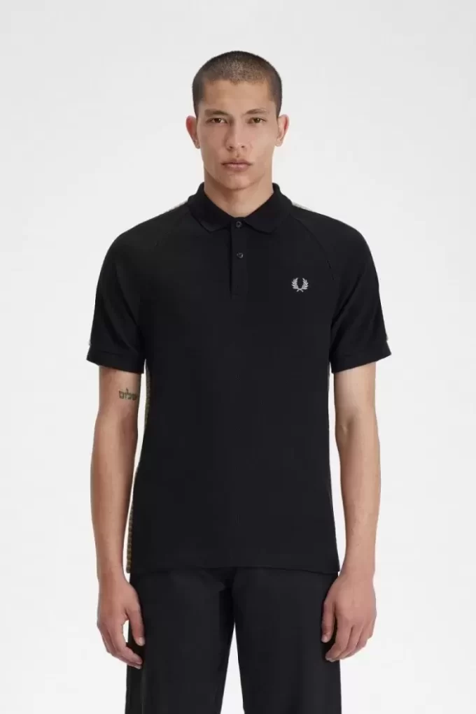 Honeycomb Taped Men’s Polo Shirt