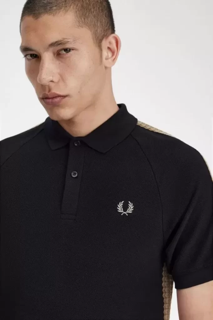 Honeycomb Taped Men’s Polo Shirt