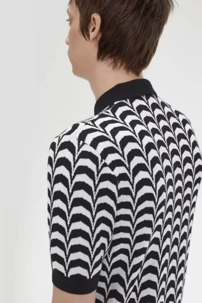 Jacquard Knitted Men’s Shirt