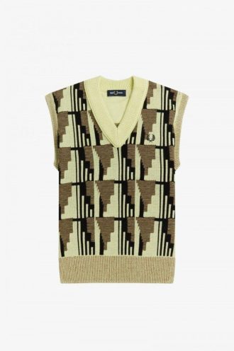 Jacquard Knitted Tank Knitwear