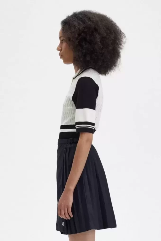 Jacquard Knitted Women’s Shirt