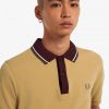 Knitted Collar Polo Shirts