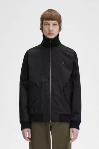 Knitted Rib Tennis Bomber Men’s Jackets