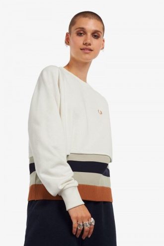 Knitted Trim Sweatshirts