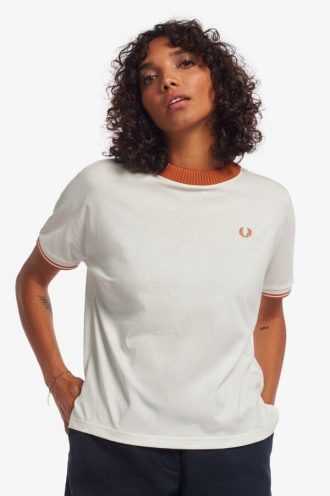 Knitted Trim T Shirts