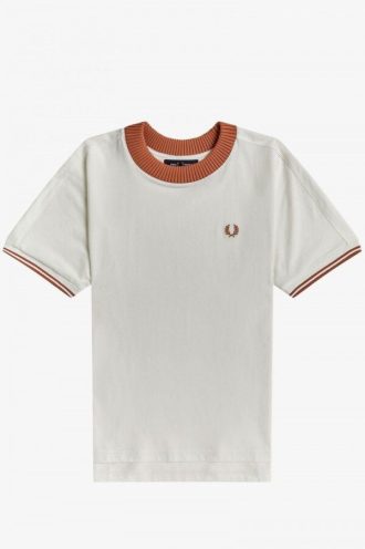 Knitted Trim T Shirts