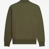 Knitted Trim Zip Neck Men’s Sweatshirts
