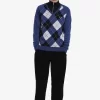 Lambswool Argyle V-Neck Men’s Jumper Lambswool Argyle V-Neck Men’s Jumper