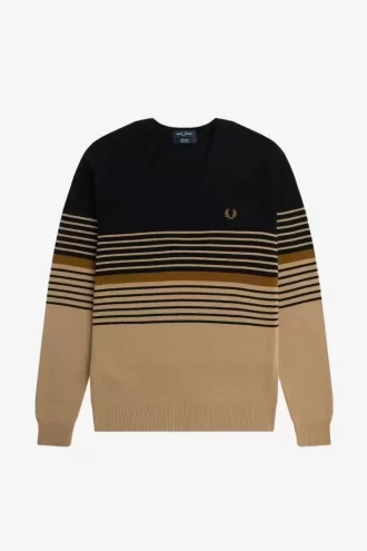 Lambswool Striped Men’s Jumper