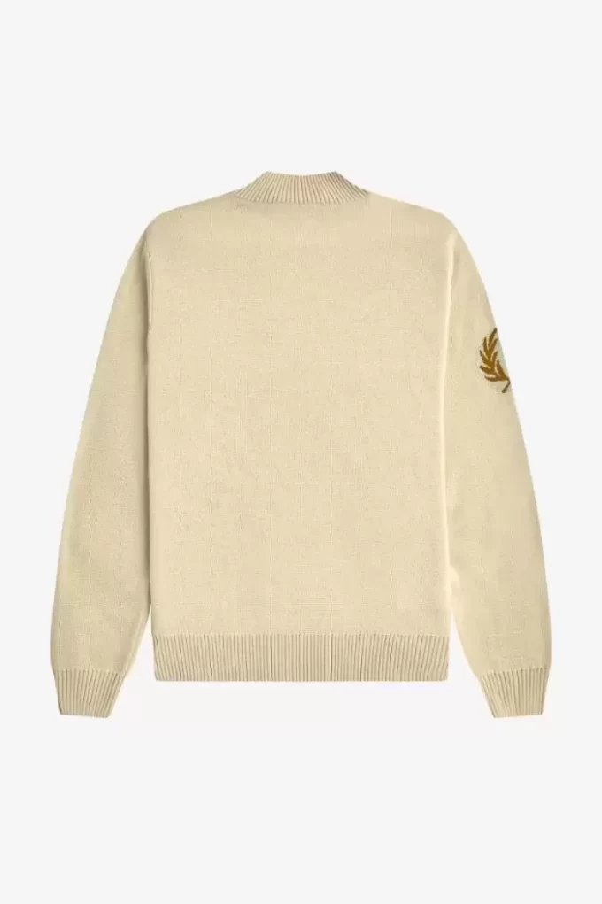 Laurel Wreath Mock Neck Men’s Jumper