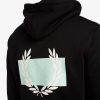 Laurel Wreath Print Hooded Sweatshirts