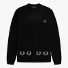 Laurel Wreath Trim Men’s Cardigan