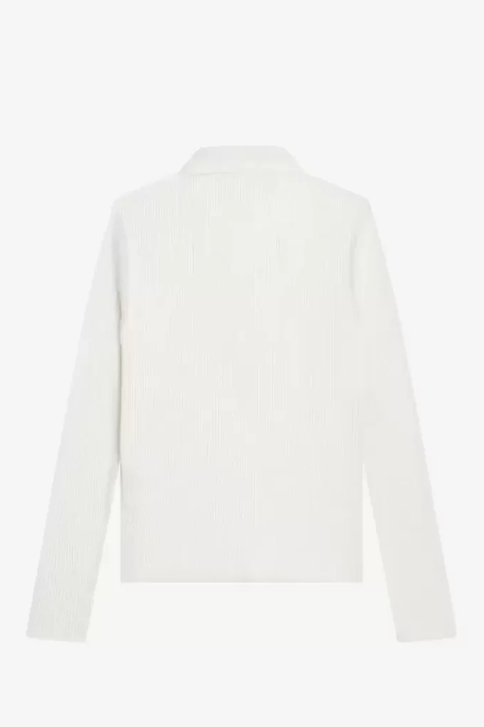 Long Sleeve Ribbed Women’s Polo Shirt Long Sleeve Ribbed Women’s Polo Shirt