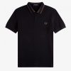 Medal Stripe Polo Shirts