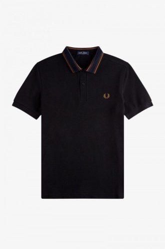Medal Stripe Polo Shirts