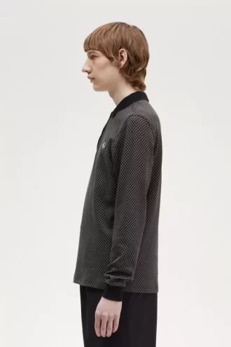 Micro Chequerboard Men’s Polo Shirt