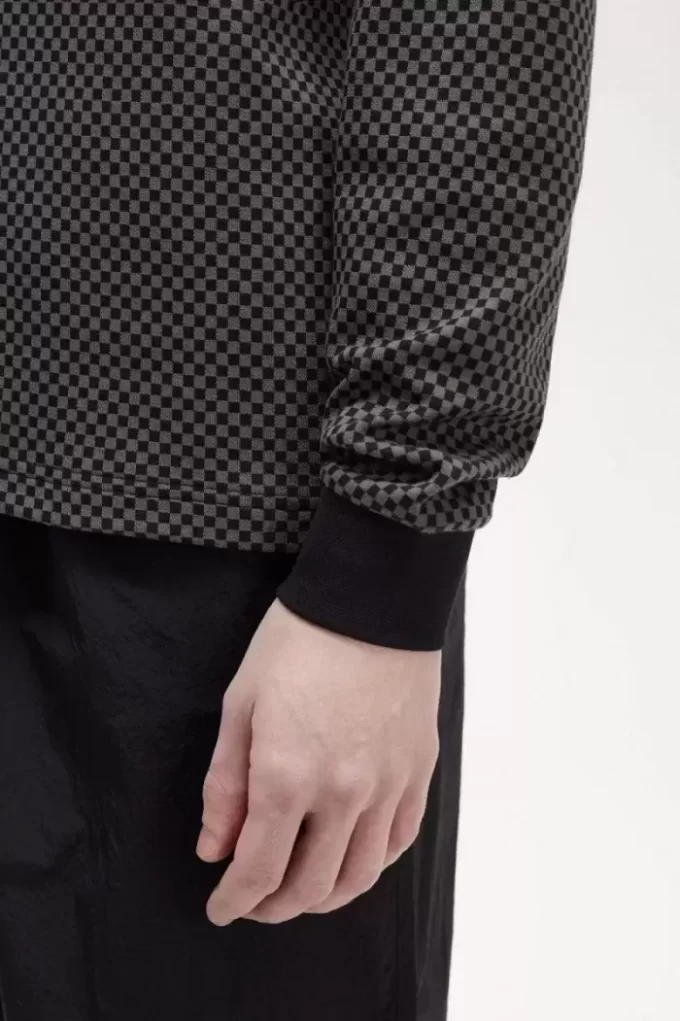 Micro Chequerboard Men’s Polo Shirt Micro Chequerboard Men’s Polo Shirt