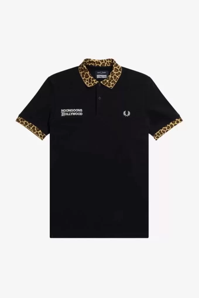 Noongoons Leopard Print Men’s Polo Shirt Noongoons Leopard Print Men’s Polo Shirt