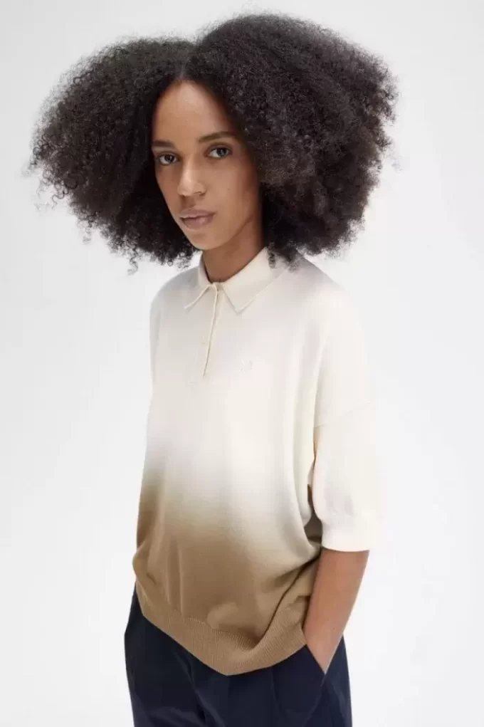 Ombre Knitted Women’s Shirt