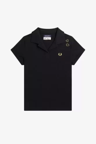 Open-Collar Piqué Women’s Polo Shirt