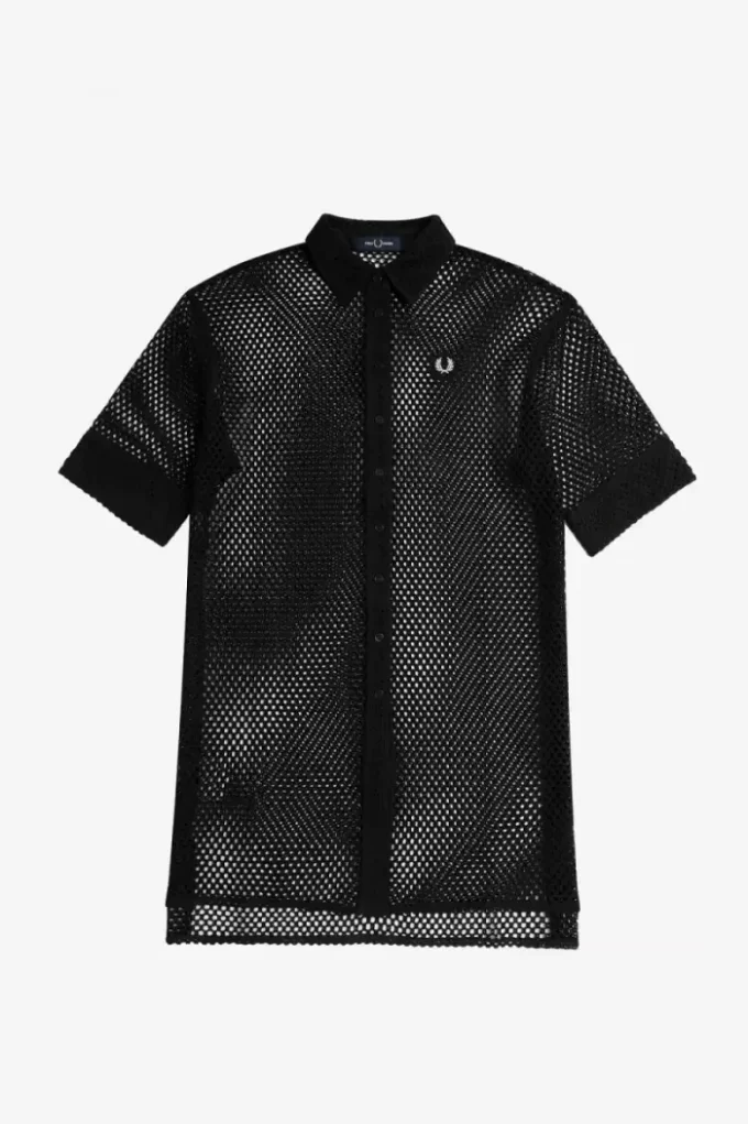 Open-Knit Shirt Women’s Dress Open-Knit Shirt Women’s Dress