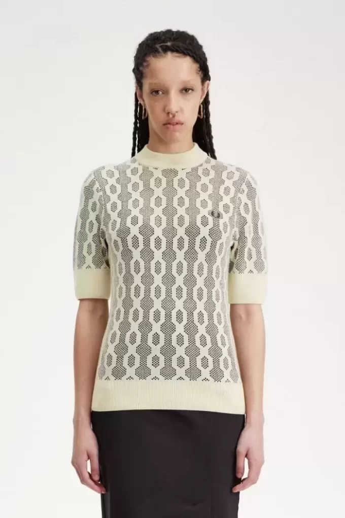 Open-Knit Short Sleeve Women’s Jumper Open-Knit Short Sleeve Women’s Jumper