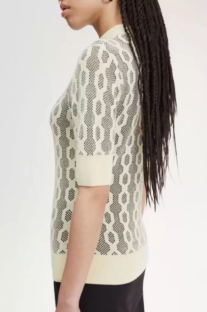 Open-Knit Short Sleeve Women’s Jumper Open-Knit Short Sleeve Women’s Jumper