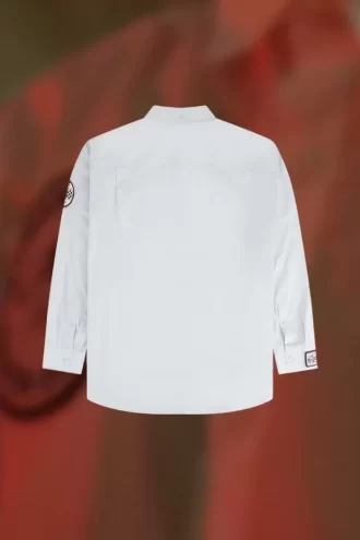 Oversized Patch Detail Men’s Shirt