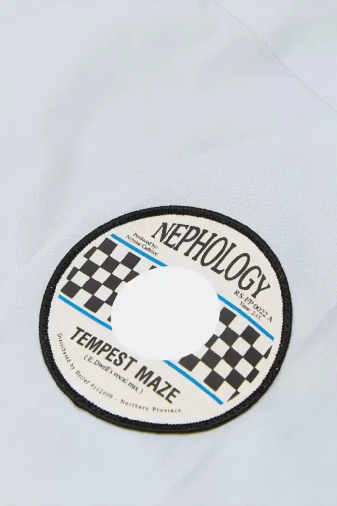 Oversized Patch Detail Men’s Shirt